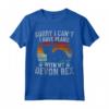 Sorry I Can't I Have Plans With My Devon Rex Cat Maglietta - Design Unico per Proprietari di Gatti Devon Rex - Ideale come Regalo per Amanti dei Gatti