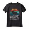 Sorry I Can't My Cat Said No - Retro Devon Rex Cat Maglietta - Design Unico per Proprietari e Amanti dei Gatti Devon Rex