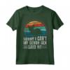 Sorry I Can't My Cat Said No - Retro Devon Rex Cat Maglietta - Design Unico per Proprietari e Amanti dei Gatti Devon Rex