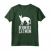 Donna Devon Rex Cat Mom Maglietta - Regalo Divertente per Gli Amanti dei Gatti Devon Rex
