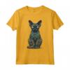 Mandala Art Devon Rex Pixie Cats Maglietta - Ideale per Proprietari di Gattini Devon Rex - Leggera e Taglio Classico