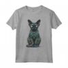 Mandala Art Devon Rex Pixie Cats Maglietta - Ideale per Proprietari di Gattini Devon Rex - Leggera e Taglio Classico