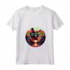 Donna Devon Rex Amante Gatto Tramonto Retro Style Vintage 80s 70s Maglietta con Collo a V - Perfetto Regalo per Amanti dei Gatti e Proprietari di Gatti Devon Rex