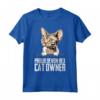 Gattino Devon Rex - La Mamma del Devon Rex - Papà Devon Rex Maglietta - Ideale Regalo per gli Amanti dei Gatti