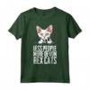 Less People More Devon Rex Cats - Funny Gattino Devon Rex T-Shirt - Great Gift for Devon Rex Cat Lovers