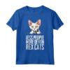 Less People More Devon Rex Cats - Funny Gattino Devon Rex T-Shirt - Great Gift for Devon Rex Cat Lovers