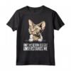 Gatto Devon Rex - Maglietta con Citazione 'Only my Devon Rex Cat Understands Me' - Ideale Regalo per Amanti dei Gatti Devon Rex