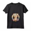 Devon Rex Cat Floral - Maglietta con Collo a V per Amanti dei Gatti Devon Rex - Regalo Originale per Donne e Uomini