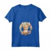 Devon Rex Cat Floral - Maglietta con Collo a V per Amanti dei Gatti Devon Rex - Regalo Originale per Donne e Uomini