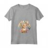 Devon Rex Cat Floral - Maglietta con Collo a V per Amanti dei Gatti Devon Rex - Regalo Originale per Donne e Uomini