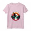 Donna Devon Rex Amante Gatto Tramonto Retro Style Vintage 80s 70s Maglietta con Collo a V - Ideale per gli Amanti dei Gatti e Proprietari di Devon Rex