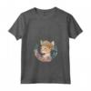 Devon Rex Cat Floral - Maglietta Devon Rex Cat Lovers con Collo a V - Regalo Unico per Amanti dei Gatti a Natale o Compleanno