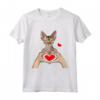 Gatti Devon Rex Pixie Maglietta - Ideale per gli Orgogliosi Proprietari di Gattini Devon Rex - Leggera e Taglio Classico