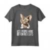 Less People More Devon Rex Cats - Maglietta Gattino Devon Rex - Regalo Divertente per Amanti dei Gatti Devon Rex