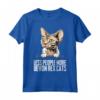 Less People More Devon Rex Cats - Maglietta Gattino Devon Rex - Regalo Divertente per Amanti dei Gatti Devon Rex