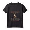 Donna Sorry I Can't - My Cat Said No - Devon Rex Cat Maglietta con Collo a V - Design Unico per Proprietari di Gatti Devon Rex - Regalo per Amanti dei Gatti