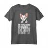 Gatto Devon Rex - Never Stand Between a Girl and Her Devon Rex Cat - Divertente Maglietta per Amanti dei Gatti Devon Rex