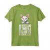 Gatto Devon Rex - Never Stand Between a Girl and Her Devon Rex Cat - Divertente Maglietta per Amanti dei Gatti Devon Rex