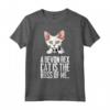 Gatto Devon Rex - Gattino Maglietta Divertente - Regalo per Amanti dei Gatti Devon Rex