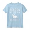 Retro Cat Motif - Hold On I See A Devon Rex Cat Maglietta - Regalo per Amanti dei Gatti e Proprietari di Devon Rex