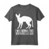 Devon Rex - Gattino Devon Rex - Devon Rex Maglietta - I was normal two Devon Rex cats ago - Ideale Regalo per gli Amanti dei Gatti