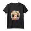 Devon Rex Cat Floral - Maglietta per Amanti del Gatto Devon Rex - Regalo Unico per Amanti dei Gatti a Natale o Compleanno