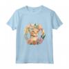 Devon Rex Cat Floral - Maglietta per Amanti del Gatto Devon Rex - Regalo Unico per Amanti dei Gatti a Natale o Compleanno