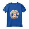 Devon Rex Cat Floral - Maglietta per Amanti del Gatto Devon Rex - Regalo Unico per Amanti dei Gatti a Natale o Compleanno