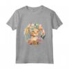 Devon Rex Cat Floral - Maglietta per Amanti del Gatto Devon Rex - Regalo Unico per Amanti dei Gatti a Natale o Compleanno