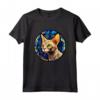 Devon Rex - Piombo per vetro colorato, Design artistico Maglietta - Il Migliore Amico dell'Uomo - Ideale come Regalo Unico