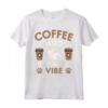 Cat Owner & Barista Motif - Coffee & Devon Rex Cat Maglietta - Design Unico per Amanti dei Gatti - Acquista Online!
