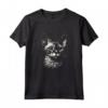 Design d'arte grafica vintage del volto di gatto Devon Rex - Maglietta Leggera e Unica con Taglio Classico