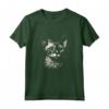 Design d'arte grafica vintage del volto di gatto Devon Rex - Maglietta Leggera e Unica con Taglio Classico
