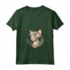 Devon Rex Cat Floral - Maglietta con Collo a V per Amanti del Gatto Devon Rex - Regalo Compleanno o Natale