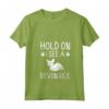 Donna Retro Cat Motif - Hold On I See A Devon Rex Cat Maglietta con Collo a V - Design Unico per Amanti dei Gatti Devon Rex - Ideale come Regalo