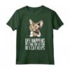 Gatto Devon Rex - Devon Rex Maglietta - Life Happens, Petting the Devon Rex Cat Helps - Funny Cat Lover Gift