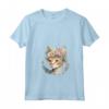 Devon Rex Cat Floral - Maglietta per Amanti dei Gatti Devon Rex - Regalo Unico per Compleanno o Natale