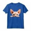 Devon Rex Kitty Pussycat Sbirciare Maglietta - Design Personalizzato per Amanti dei Gatti e Devoti del Devon Rex
