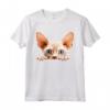 Devon Rex Kitty Pussycat Sbirciare Maglietta - Design Personalizzato per Amanti dei Gatti e Devoti del Devon Rex