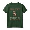 Sorry I Can't - My Cat Said No - Devon Rex Cat Maglietta - Design Unico per Proprietari di Gatti - Acquista Online