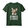 Devon Rex Cataholic Maglietta - Regalo Divertente per Amanti dei Gatti Devon Rex - Ideale per Compleanno