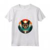 Donna Devon Rex Amante Gatto Tramonto Retro Style Vintage 80s 70s Maglietta con Collo a V - Regalo per Amanti dei Gatti e Proprietari di Devon Rex