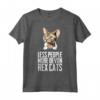 Less people more devon rex cats Maglietta - Regalo divertente per gli amanti dei gatti Devon Rex - Compleanno del Devon Rex
