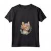 Devon Rex Cat Floral - Maglietta con Collo a V per Amanti dei Gatti Devon Rex - Regalo Originale per Compleanno o Natale