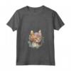 Devon Rex Cat Floral - Maglietta con Collo a V per Amanti dei Gatti Devon Rex - Regalo Originale per Compleanno o Natale
