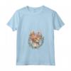 Devon Rex Cat Floral - Maglietta con Collo a V per Amanti dei Gatti Devon Rex - Regalo Originale per Compleanno o Natale