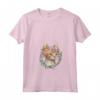 Devon Rex Cat Floral - Maglietta con Collo a V per Amanti dei Gatti Devon Rex - Regalo Originale per Compleanno o Natale