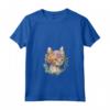 Devon Rex Cat Floral - Maglietta con Collo a V per Amanti dei Gatti Devon Rex - Regalo Originale per Compleanno o Natale
