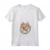 Devon Rex Cat Floral - Maglietta con Collo a V per Amanti dei Gatti Devon Rex - Regalo Originale per Compleanno o Natale