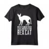 Never Stand Between a Girl and Her Devon Rex Cat - Maglietta Devon Rex - Regalo Unico per Amanti dei Gatti Devon Rex